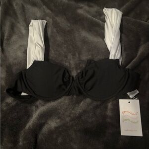 Dippin' Daisy's Black and White Bikini Top